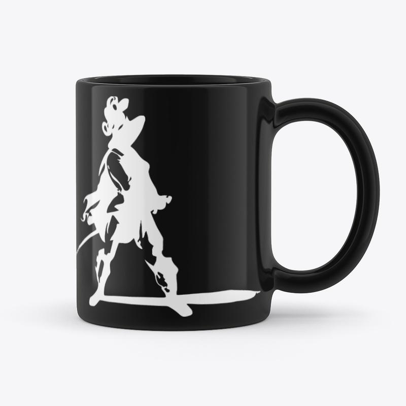 Solitary Fencer Mug for Left-Handers