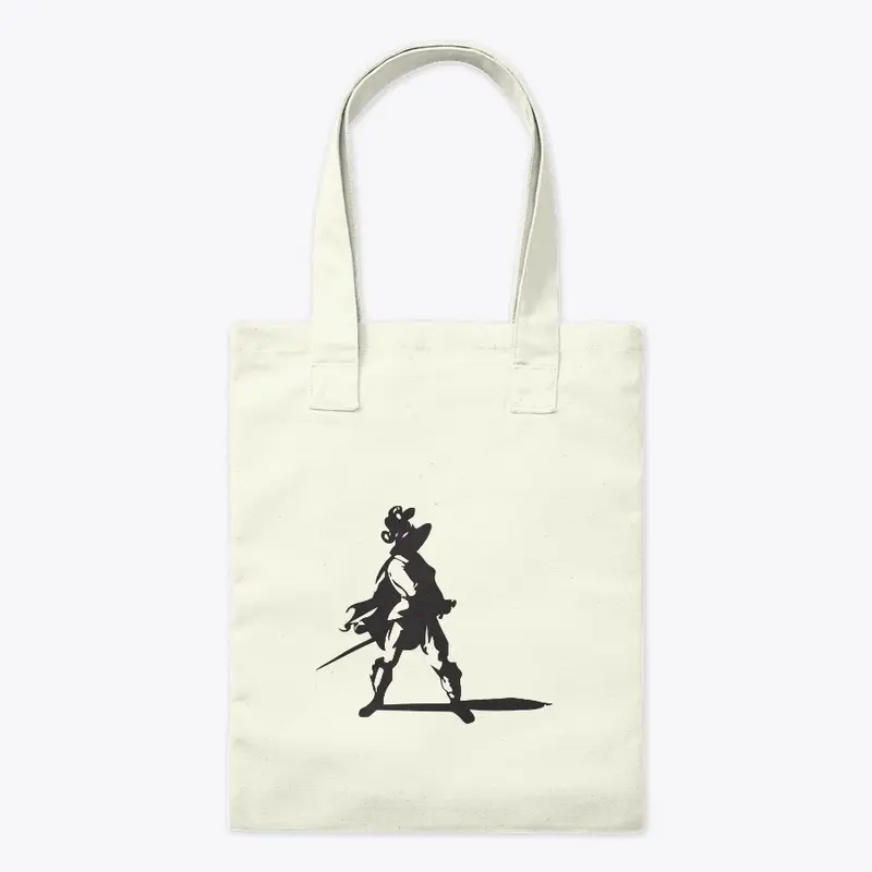 Solitary Fencer White Tote Bag